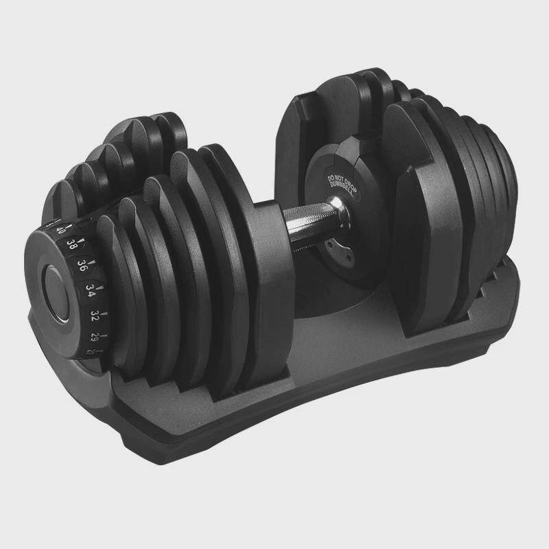 足重现货家用健身器材快速可调节哑铃40kg17个档位90磅