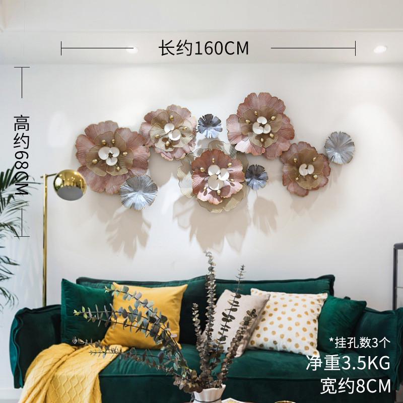 法式轻奢挂件客厅铁艺壁饰沙发背景墙面装饰创意卧室床头壁挂电视