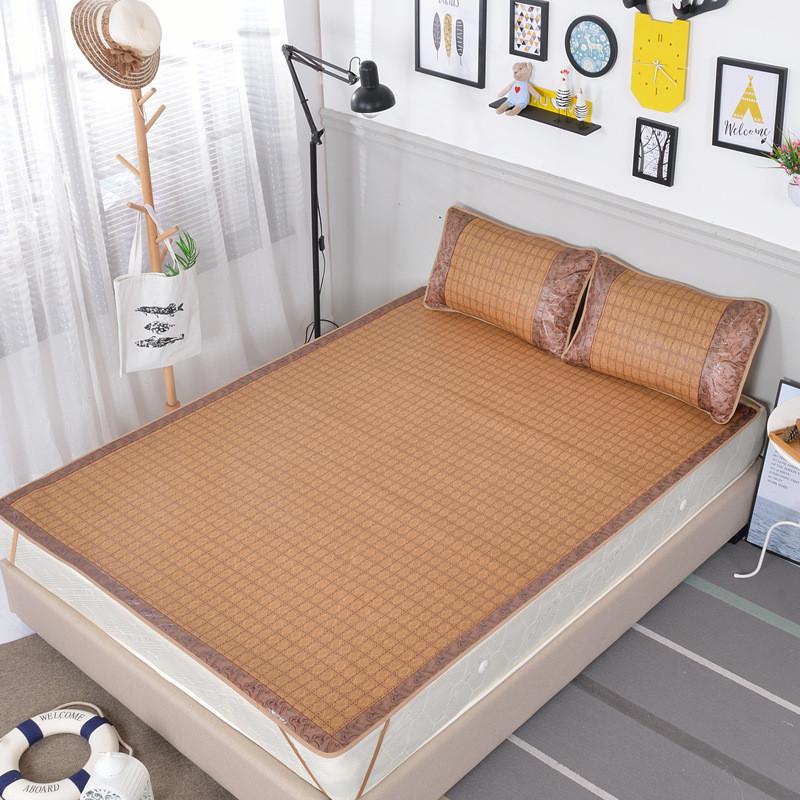 i9ek夏季空调人藤席可折叠单双凉席1.5米1.8米0.9m宿舍上下