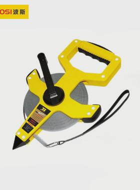 波斯（bosi）1精度级架式钢卷尺测量尺耐磨伸缩尺盒bs139030