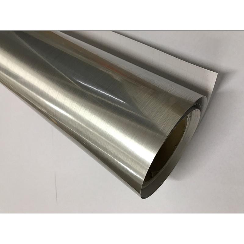 特厚金拉丝自粘墙纸壁纸具翻新贴金属镜面贴纸 拉丝银包邮