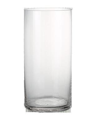 特大号80厘米60厘米花瓶百合圆柱直筒花瓶落地透明玻璃花瓶