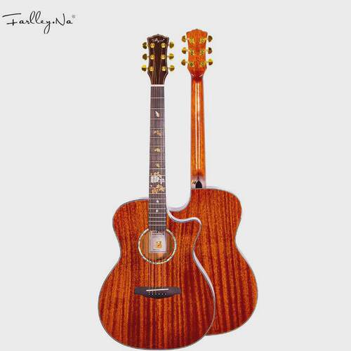 厂家桃40寸民谣吉他初学者原声吉他guitar成人乐器现货花芯吉他