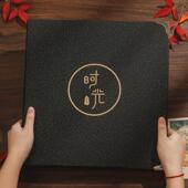 相册本大容量1003张手工自粘贴式 纪念册家庭覆膜情侣影集diy收纳