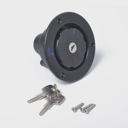 直供带锁重力加水口房车黑/圆形带锁加水口/房车改装配件现货