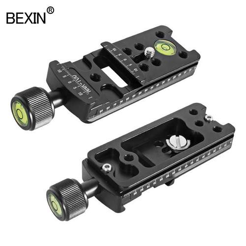 热销贝欣 NNR-100快装夹座 旋钮式长板夹座云台 三脚架长焦板镜头