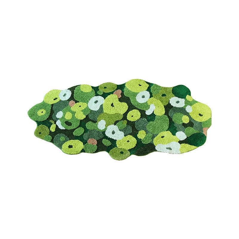 苔藓地毯植绒地毯地毯定制垫卧室簇绒浴室客厅地毯