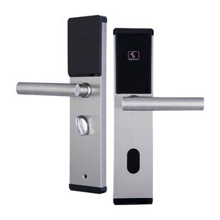 坚门锁智能锁酒店宾馆刷卡锁出租房屋公寓管理荣不锈钢刷卡感应锁