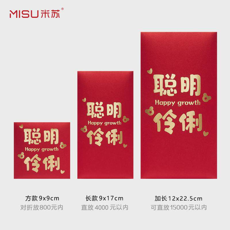 新款宝宝出生满月百日之喜周岁生日红包袋利是封回礼小孩红包直销