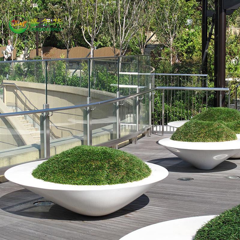 玻璃钢树池座椅商场休闲椅园林地产景观大型美陈户外异形坐凳