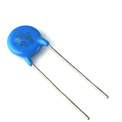 圆形优质压敏电阻10d391k10mm蓝色国产直插压敏电阻10d-391k