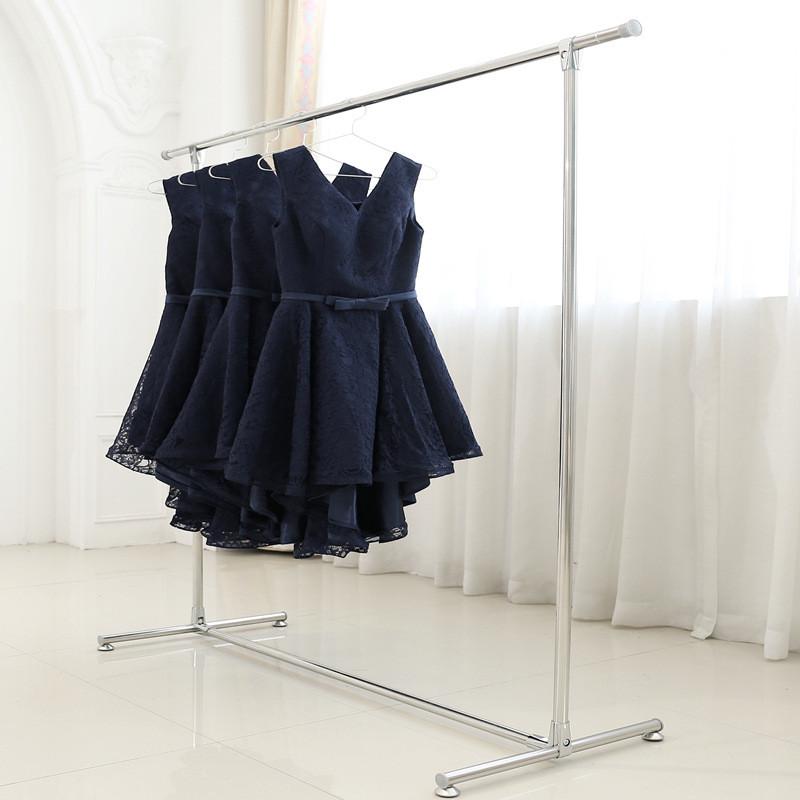 热销衣之友落地单杆式不锈钢晾衣架简易室内外可移动可伸缩