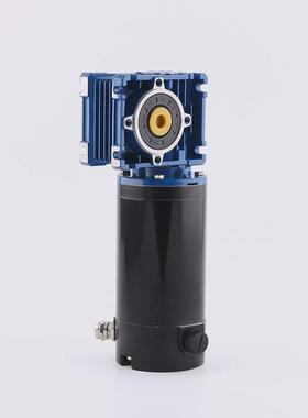 厂家100-150W涡轮蜗杆直流有刷减速电机1500RPM机械设备减速电机