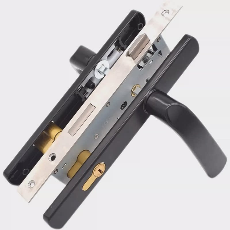 #锁门锁室内门锁单点断桥铝8520/8525/8535通用型锁体锁具大门把