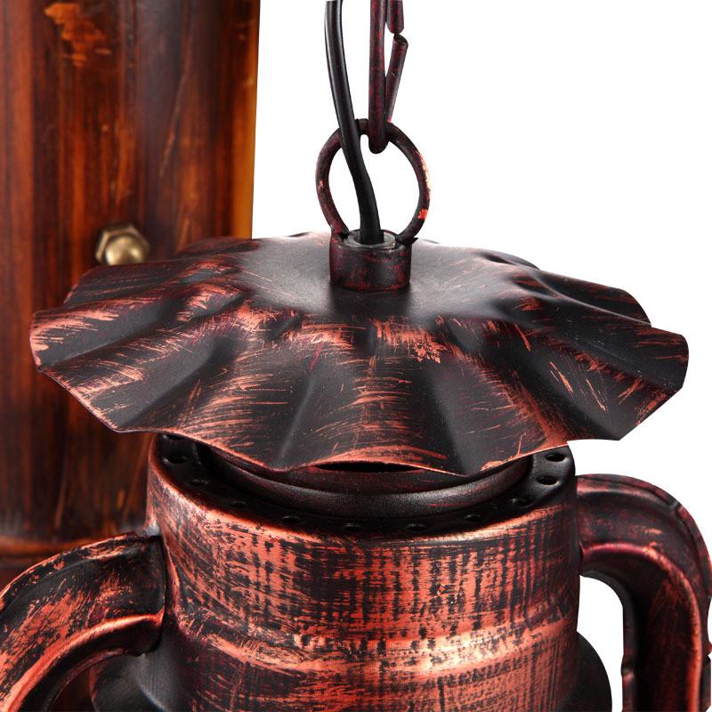 复古怀旧美式乡村灯具过道楼梯走廊创意仿古墙灯卧室铁艺马灯壁灯