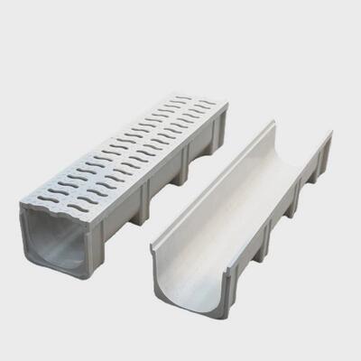 成品树脂排水沟u型槽公园学校操场排水系统屋顶花园庭院厨房工程