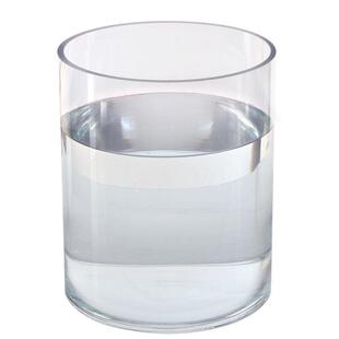 圆柱鱼缸水培加厚圆形玻璃直筒客厅小型创意落地透明水培大号