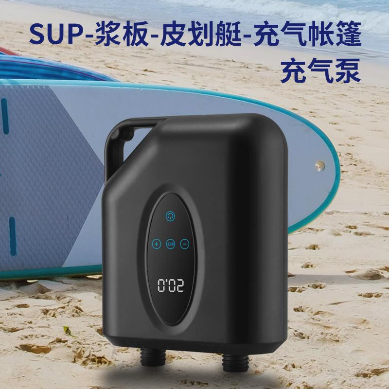 冲锋舟橡皮艇浆板电动充气泵车载充气泵户外帐篷SUP桨板气浮台
