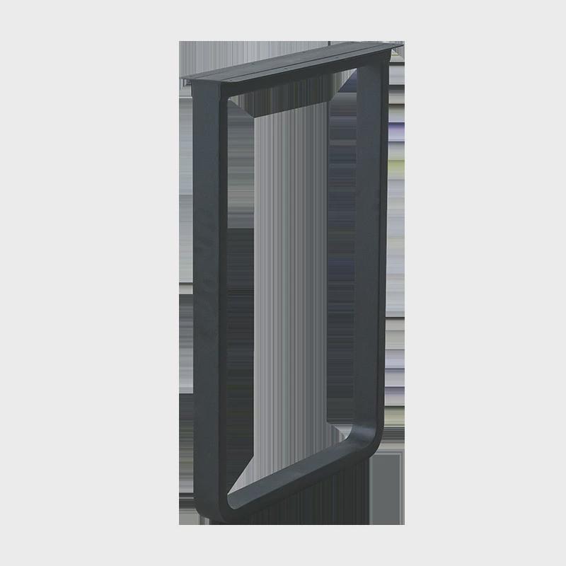 金属桌子腿柱吧台脚支撑桌脚书桌脚吧台腿支撑架铁艺弧形桌腿支架