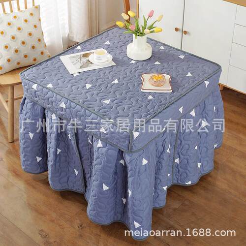 加厚烤火炉电暖桌烤火桌子罩套被正方形取暖桌布电暖炉电炉罩冬季