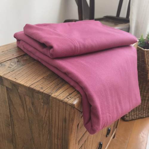 j6da刘大姐家出口订单32支柔软纯色加厚精梳棉老粗布床单枕套三