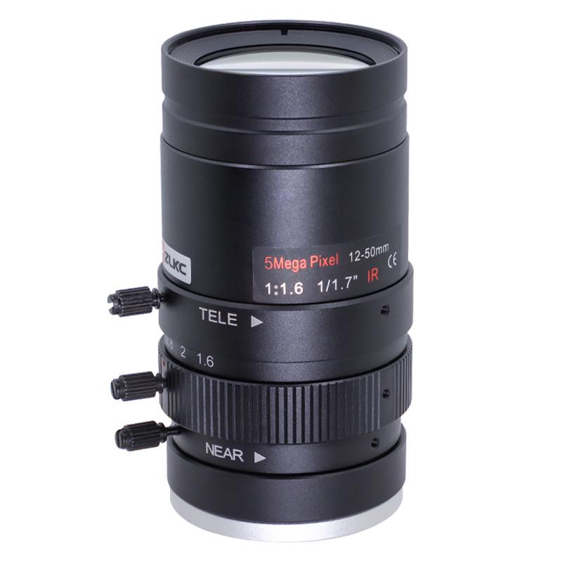 工业变焦镜头2.8-12mm 6-12-36mm手动变倍12-120mm高清镜头C口相机镜头低畸变CS摄像机监控镜头10倍调焦镜头