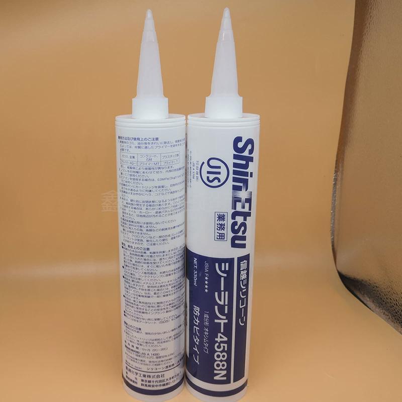 防水防霉越4588中性玻璃胶门窗厨卫阳台信抗老化密封胶透明白色