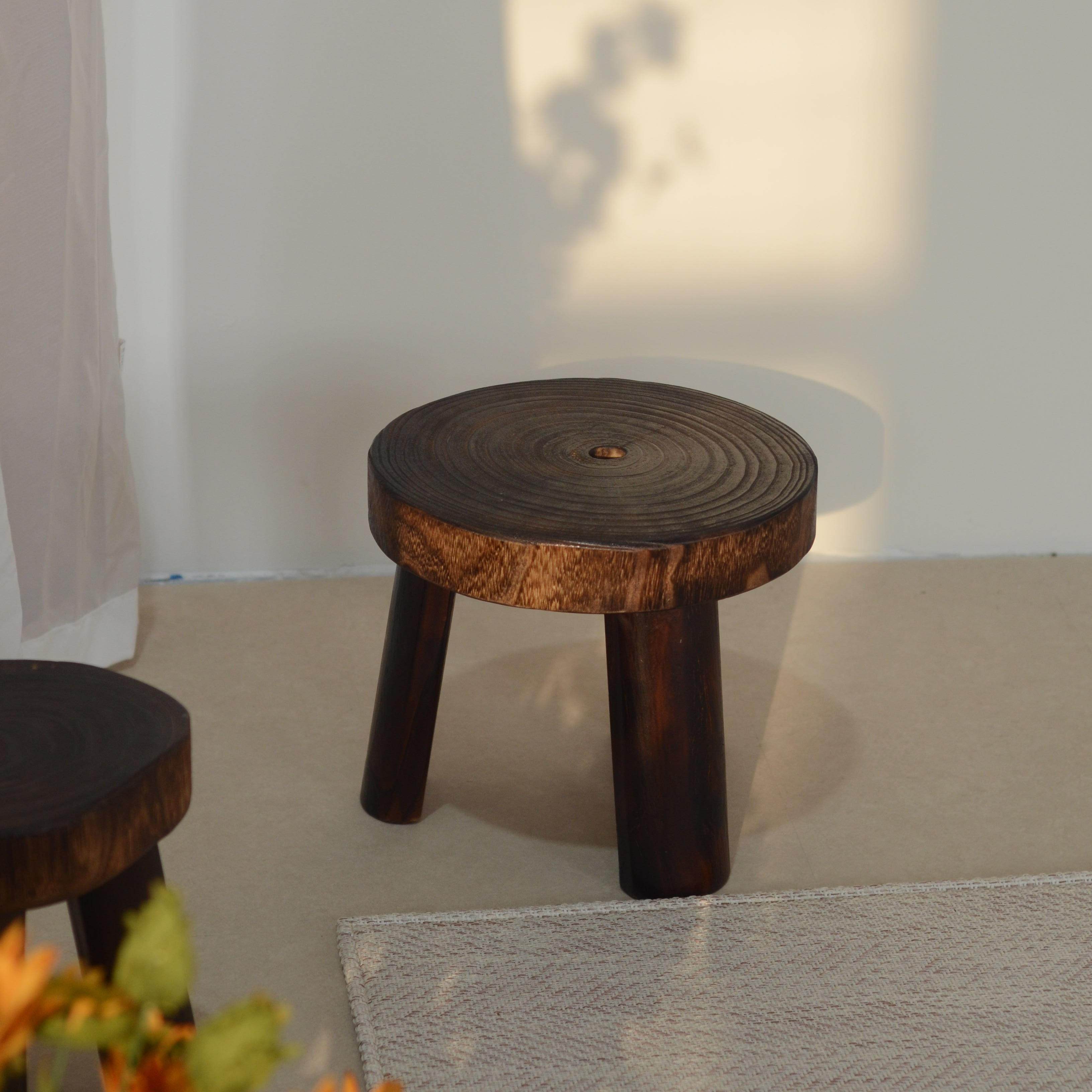 实木小凳子家用矮凳换鞋中古树墩子凳客厅儿童凳沙发垫脚木头圆凳,住宅家具,矮凳,淘宝优惠券,粉丝福利购,淘宝优惠卷