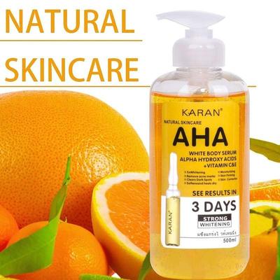 AHA body cream moisturizing facial serum brighten skin