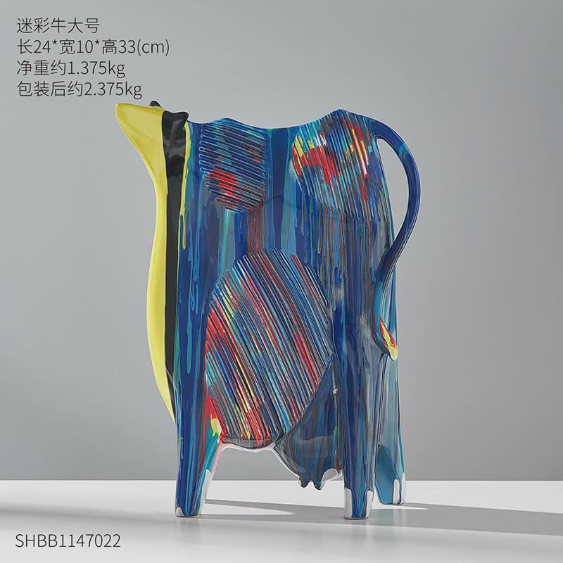 北欧创意树脂可爱装饰品房间卧室客厅小摆件床头柜小摆设一件包邮