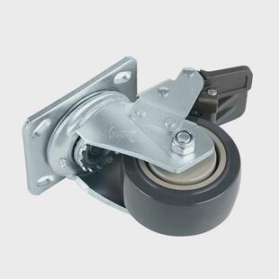 4重型承重400kg重载万向轮移动轻便静音重载4寸脚轮寸轮大型轮