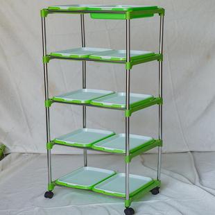 19管通用水培拉条绿蔬菜种植盘芽苗菜一体杆育苗盆种植架子