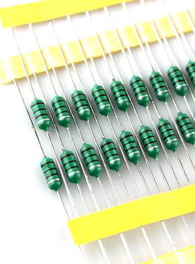 AL0410直插色环电感1/2W101K/102K/150K/220K/221K编带色环电感