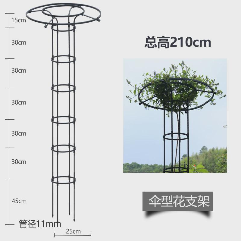 户外园艺伞形玫瑰爬藤架月季铁线莲攀藤蘑菇蔷薇花支架绿植支架杆