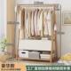 衣服卧室挂衣架家用楠竹简易衣帽架落地置物架房间挂衣服 架子