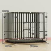 新款 特粗折叠狗笼猫笼加固小型犬狗笼子运输笼大型犬狗窝室内笼子