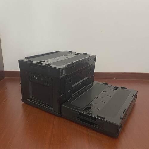 折叠收纳箱侧开门露营车载后备箱【品控家】户外储物工业风收纳箱