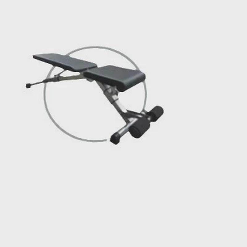 力搏森多用折叠哑铃凳商用可调节卧推凳仰卧起坐飞鸟凳健身长椅