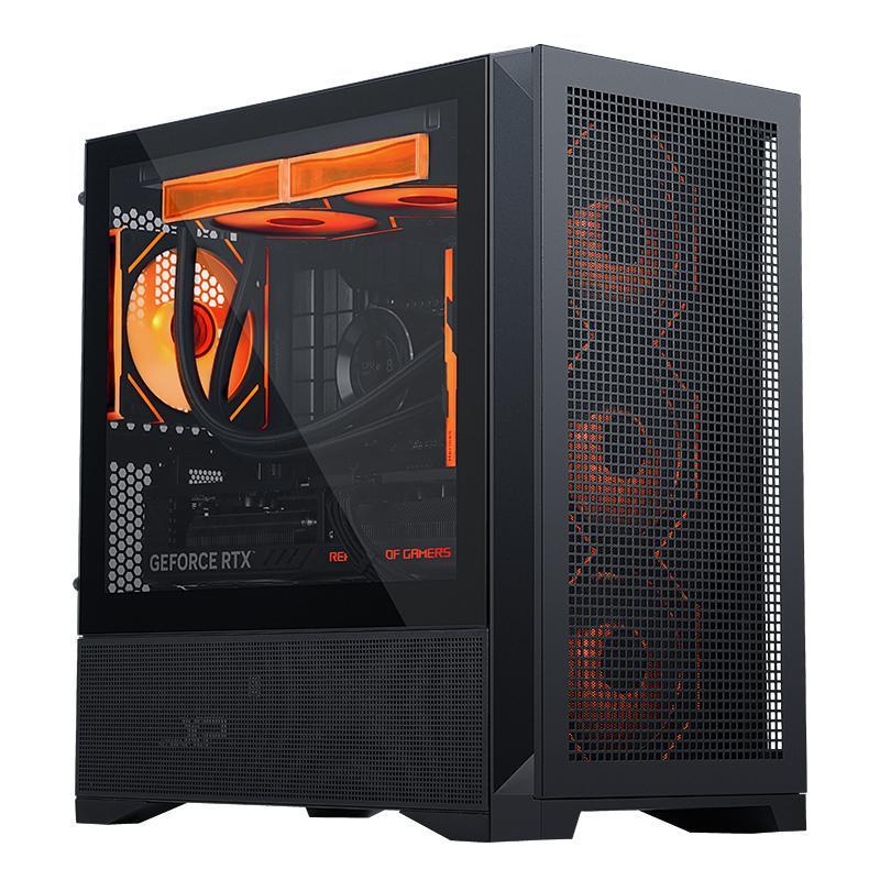 先马颜之神MINI MESH电脑主机箱MATX240水冷主板静音侧透台式机箱