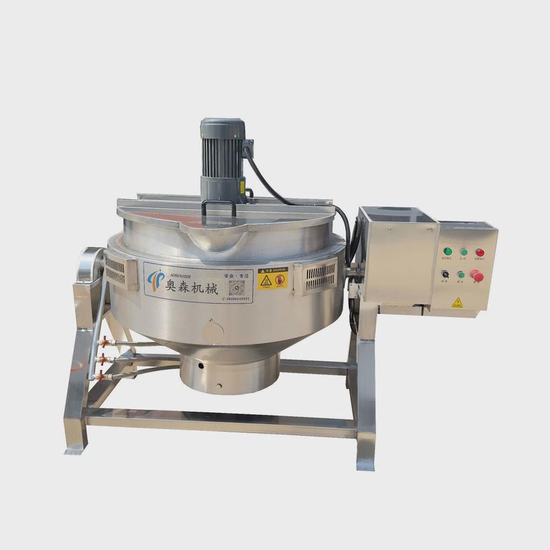 热销304不锈钢搅拌卤煮锅肉制品卤煮夹层锅可倾斜式电加热搅拌夹