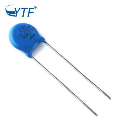 压敏电阻07D820K电压82V±10%脚距5MM直径7mm防雷压敏电阻