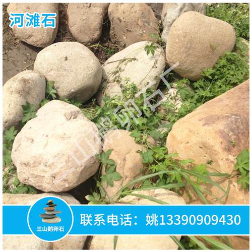 河滩石天然园林石头鱼缸装饰鹅卵石铺地景观石荷花池底部填缝河道