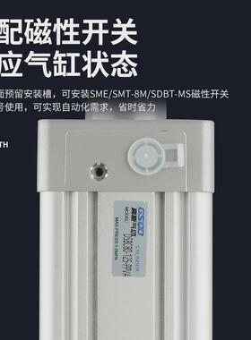 费斯托型DSBC标准气缸DSBG32-40-50-63-80-100-125/25-75-150-200