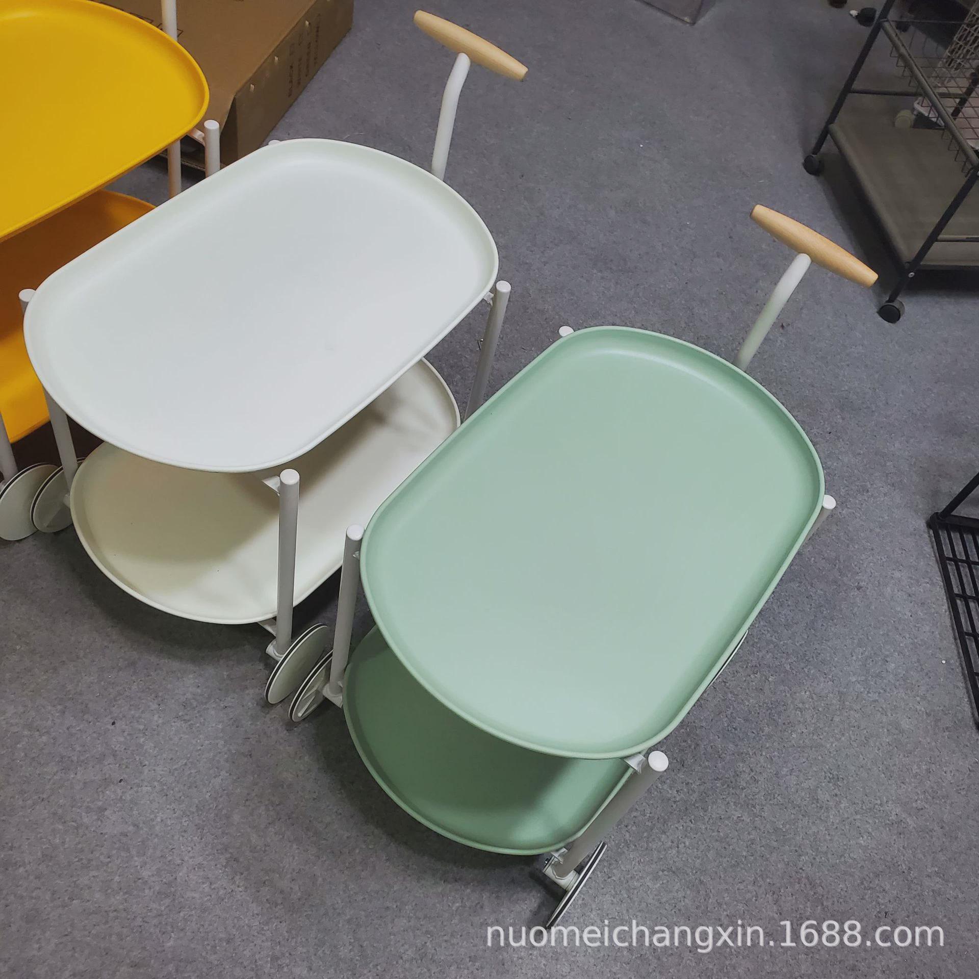 沙发边几创意手推车落地可移动简约月球车客厅厨房小推车置物架