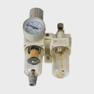 smc白色款气源smc型ac2010-02气源件过滤器二联处理油水分离器