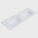 厂家直销51宽度陶瓷一体双盆单盆一体成型式 洗漱台盆釉面智洁高温