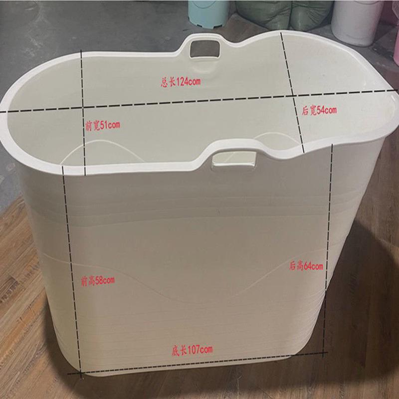 高半折叠洗澡盆浴盆成人泡澡桶家用加厚简易大人水全身洗澡桶沐浴