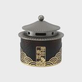 家用禅意纯黄铜香炉香篆盘香檀香炉香熏炉年年有余香工艺品道摆件