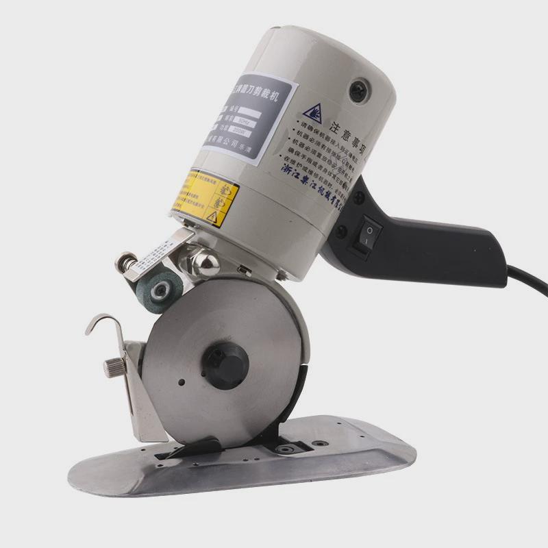 乐江yj-90b小型手推式裁剪机电动圆刀微型裁布机电剪刀裁布机