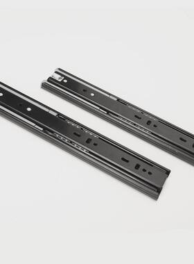 ll6寸8寸20三节轨道阻尼滑轨抽屉滑道轨道阻尼缓冲自吸柜桶路轨40